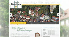 Desktop Screenshot of hemmingen.de